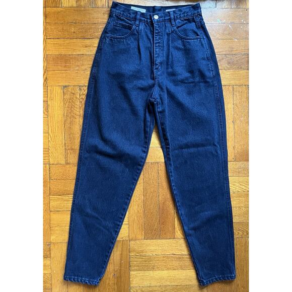 Rio By Shephen Mardon Denim - Rio Stephen Mardon High Waisted Baggy Jeans Sz 9 Tapered VTG 80s Retro Eighties